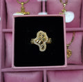 VINTAGE LUX NUGGET ROLEX RING