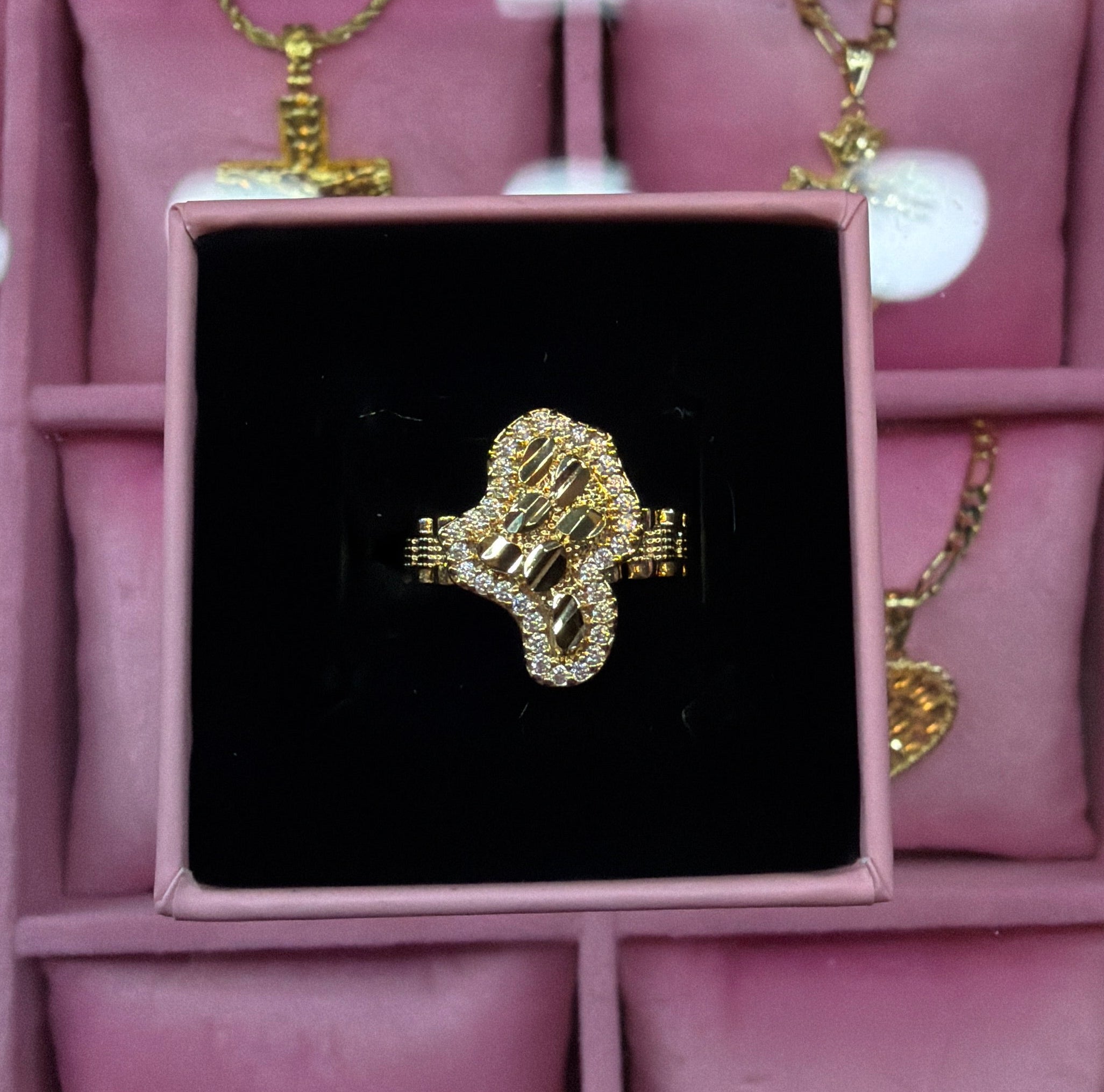VINTAGE LUX NUGGET ROLEX RING