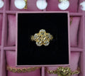 FLOWER NUGGET ROLEX RING