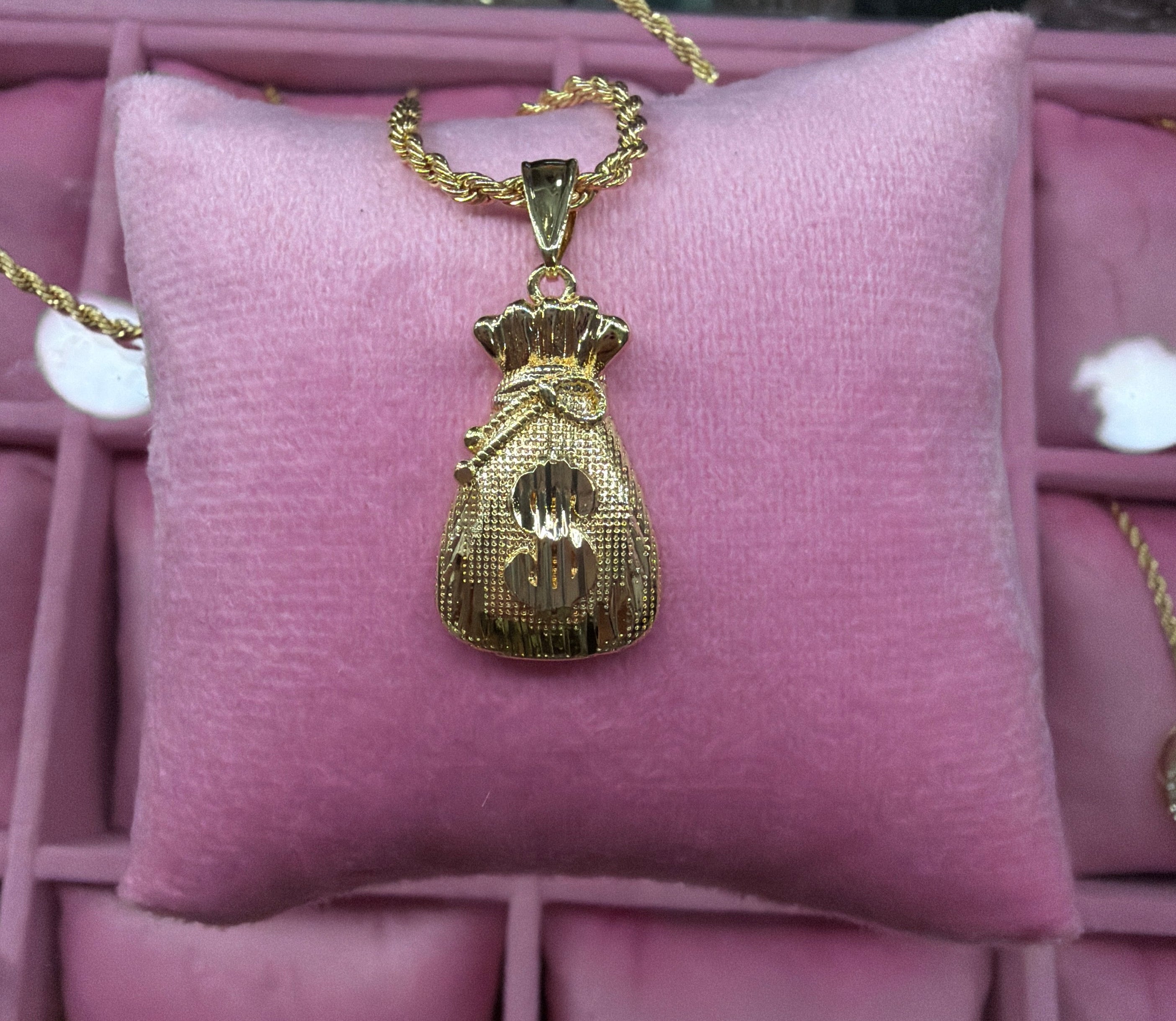 MONEY BAG NECKLACE