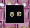 HALO NUGGET EARRINGS