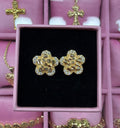 FLOWER NUGGET EARRINGS