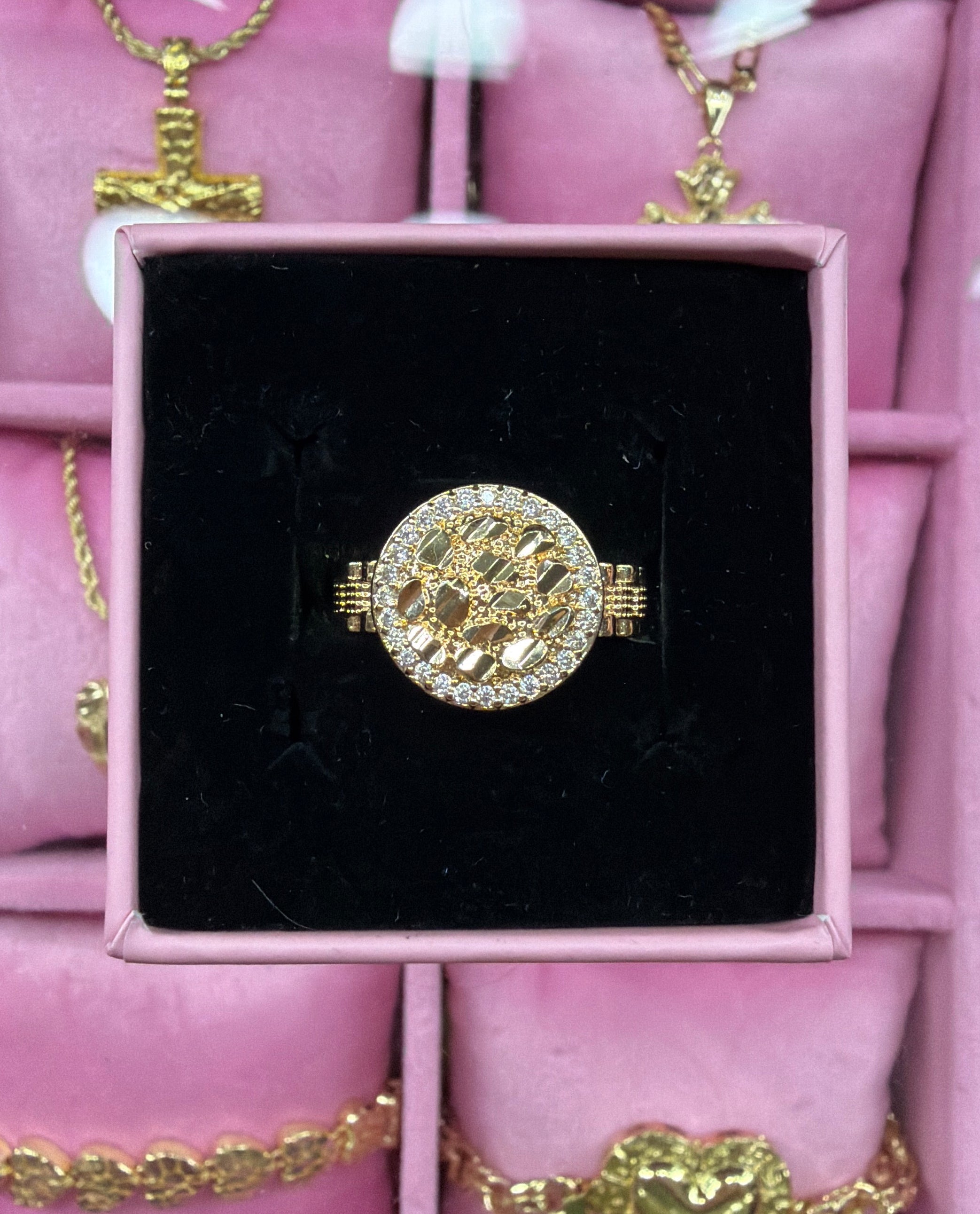 HALO NUGGET ROLEX RING