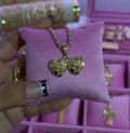 DOUBLE HRT NUGGET NECKLACE