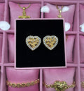 DMND HRT NUGGET EARRINGS