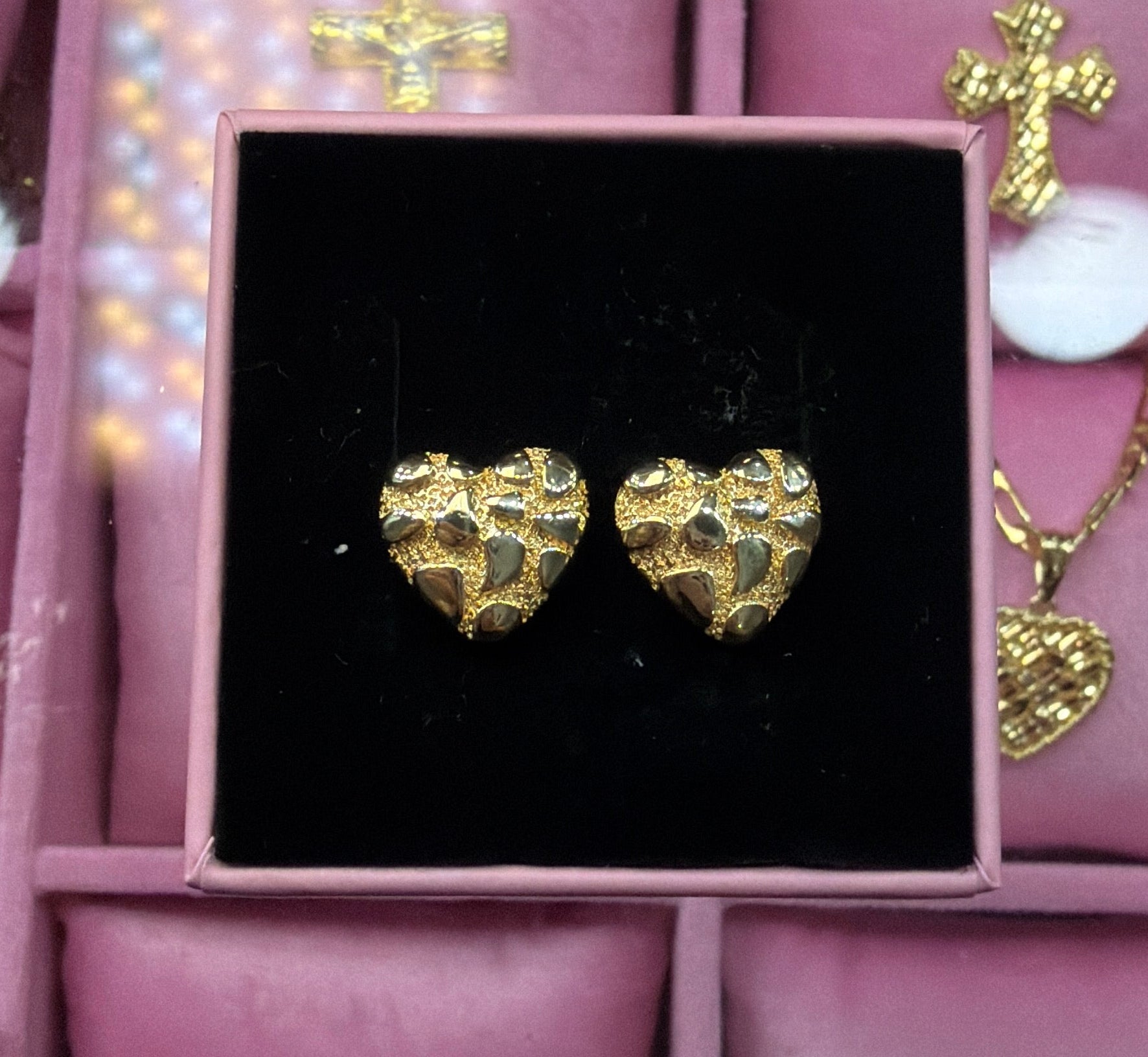 PLAIN JANE NUGGET EARRINGS
