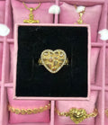 HEART NUGGET ROLEX RING