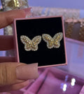 BUTTERFLY NUGGET EARRINGS