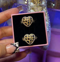 HEART NUGGET ROLEX RING
