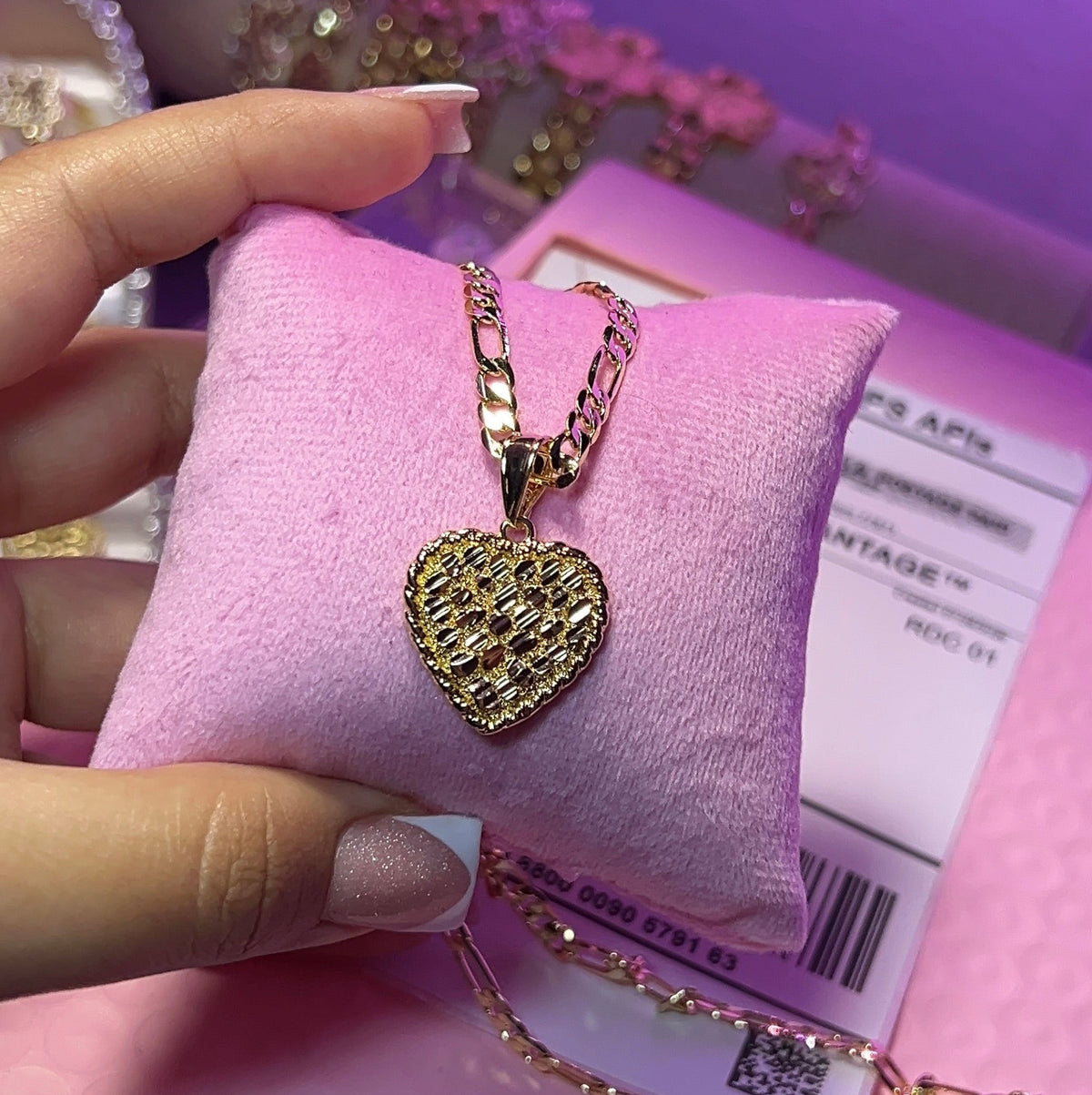 NUGGET HRT NECKLACE