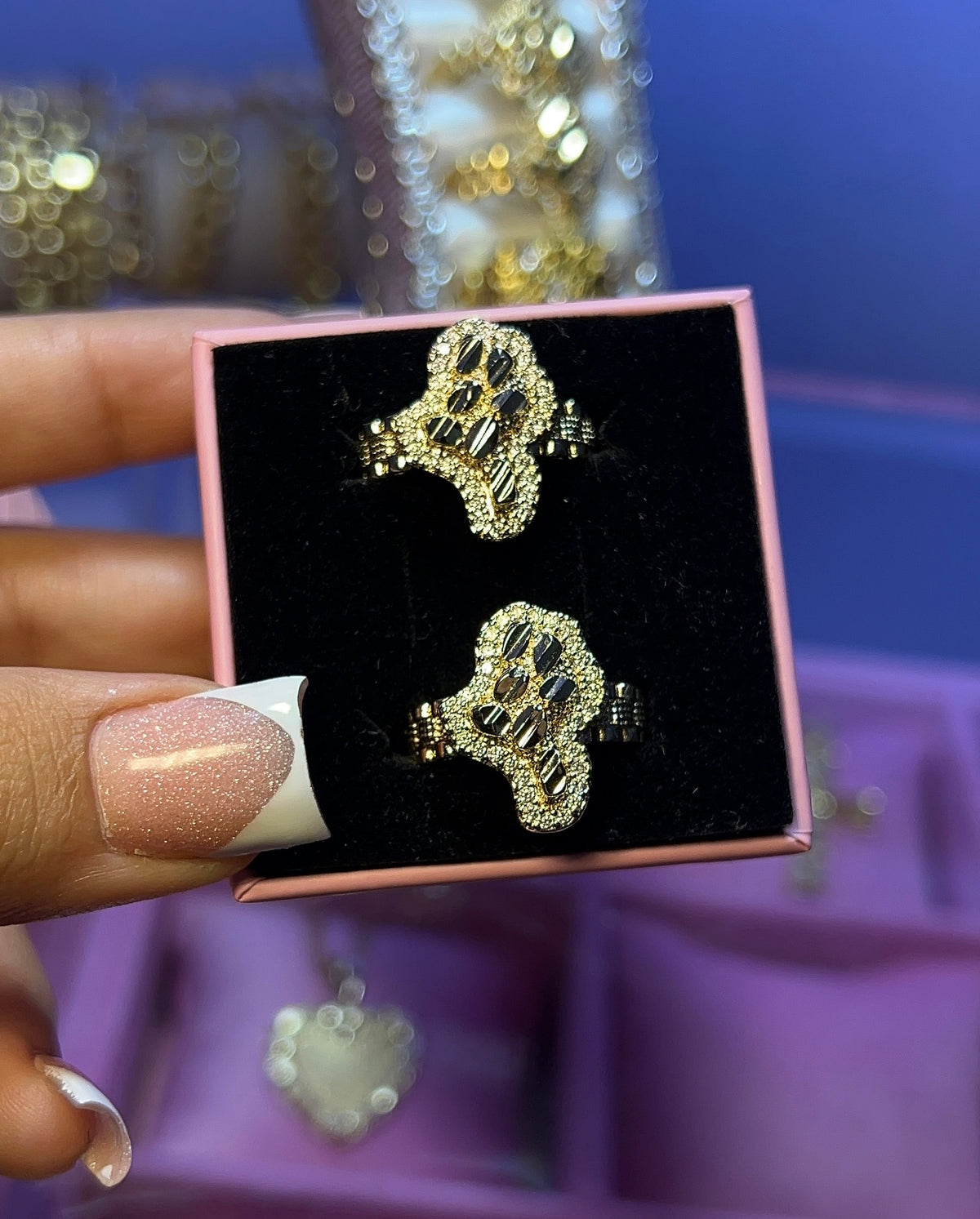 VINTAGE LUX NUGGET ROLEX RING